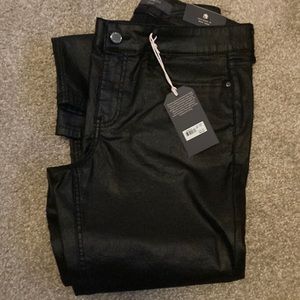 The Limit Skinny Denim black pants